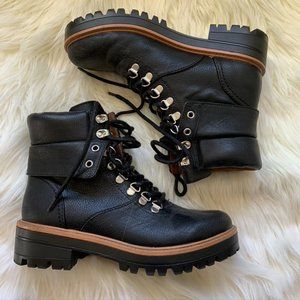 Indigo Rd Black Combat Boots Size 7.5